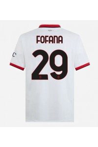 Fotbalové Dres AC Milan Youssouf Fofana #29 Venkovní Oblečení 2024-25 Krátký Rukáv